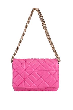 کیف دوشی صورتی زنانه چرم مصنوعی Judour Bags - کد 884858247