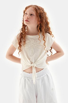 تیشرت بژ بچه گانه رگولار Tyess - کد 728096585