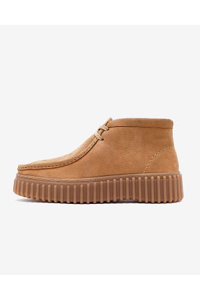 بوت / نیم بوت بژ زنانه پاشنه تخت CLARKS - کد 865177527
