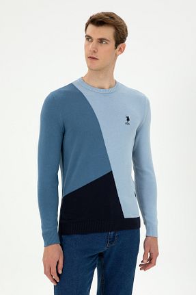 پلیور آبی مردانه ساده U.S. Polo Assn. - کد 865189556