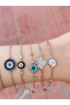 دستبند نقره طلائی زنانه 925 عیار Güler Yüzlü Silver - کد 61899452