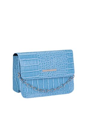 کیف دوشی آبی زنانه چرم مصنوعی Judour Bags - کد 865197979