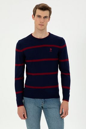 پلیور سرمه ای مردانه ساده U.S. Polo Assn. - کد 865190717