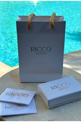 گردنبند نقره سبز مردانه 925 عیار Ricco Jewellery - کد 883996752