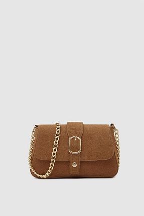 کیف پستچی قهوه ای زنانه جیر Shule Bags - کد 865201613
