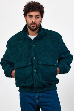 کاپشن سبز مردانه رگولار MADZEYMODA - کد 865202318