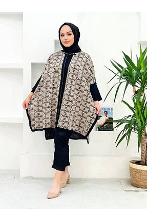 شال بژ زنانه Abalı - کد 865203066