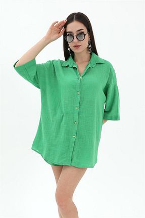 ست بالاتنه و پائین تنه سبز زنانه پلی استر BİGWOS - کد 865198620