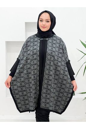 شال طوسی زنانه Abalı - کد 865203121