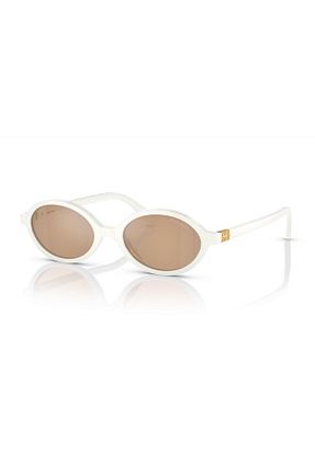 عینک آفتابی سفید زنانه 50 Miu Miu - کد 789288176