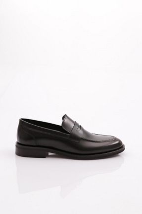 کفش کلاسیک مشکی مردانه چرم خالص Dgn - کد 865229492