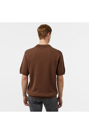 پلیور قهوه ای مردانه ساده Nautica - کد 865227335
