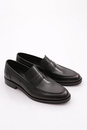 کفش کلاسیک مشکی مردانه چرم خالص Dgn - کد 865229497