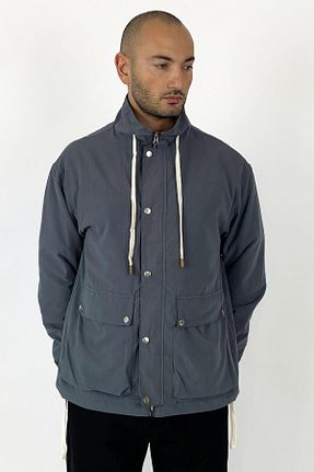 کاپشن طوسی مردانه رگولار Alışveriş Sokağı - کد 865262897