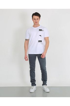 شلوار جین طوسی مردانه پاچه تنگ Twister Jeans - کد 865262644