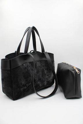کیف دوشی مشکی زنانه جیر LASSO - کد 865259009