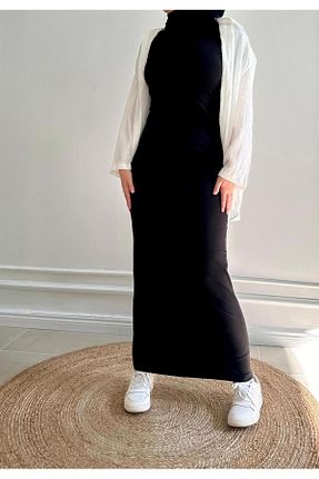 جلیقه حجاب مشکی اسلیم Butik - کد 872603522