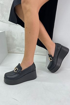 کفش پاشنه بلند پر مشکی زنانه پاشنه متوسط (5-9 سانتی متر) inizio - کد 841356748