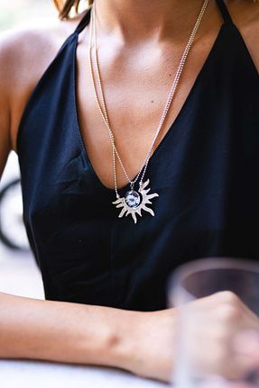 گردنبند نقره زنانه 925 عیار iz jewelry - کد 850884247