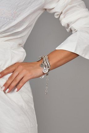 دستبند جواهر طوسی زنانه ZeyDor Accessories - کد 140331893