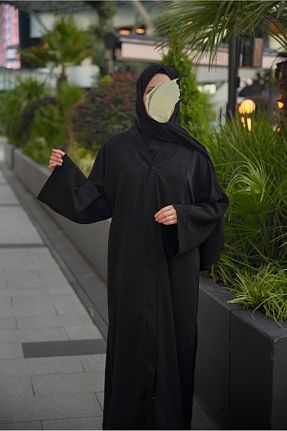 کلاه و ابایا مشکی زنانه پنبه ای ESRA KILCI - کد 865317660