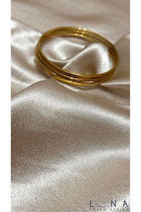 دستبند استیل (فولاد) طلائی زنانه استیل (فولاد) Jewerly - کد 865329587