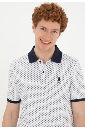 تیشرت سفید مردانه اسلیم فیت U.S. Polo Assn. - کد 865333566