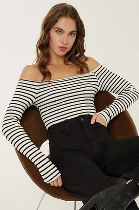 بلوز سفید زنانه اسلیم فیت Hiccup - کد 865407321