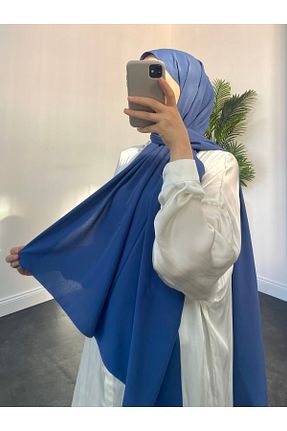 شال سرمه ای زنانه پلی استر Liyase Moda - کد 865336388