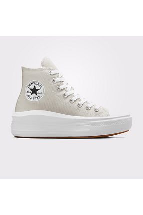 کفش اسنیکر طوسی زنانه بند دار Converse - کد 865340294