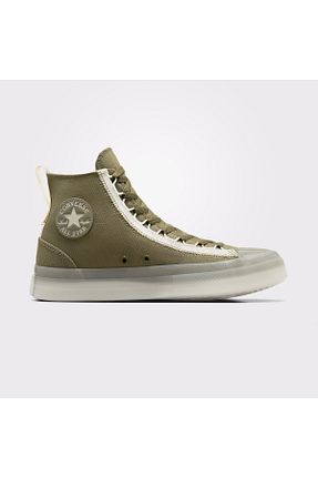کفش اسنیکر سبز زنانه بند دار Converse - کد 865339870