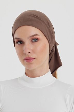 باندانا قهوه ای پنبه ای Butikgiz - کد 865340207