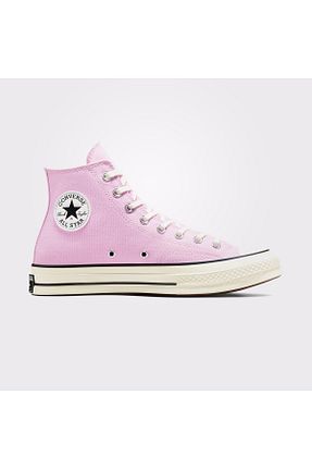 کفش اسنیکر صورتی زنانه بند دار Converse - کد 865336123