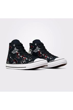 کفش اسنیکر مشکی زنانه بند دار Converse - کد 865338791