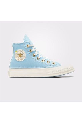 کفش اسنیکر آبی زنانه بند دار Converse - کد 865339707