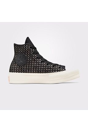 کفش اسنیکر مشکی زنانه بند دار Converse - کد 865339791