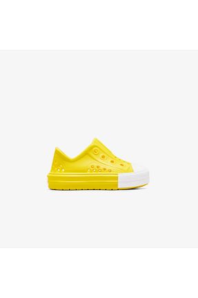 کفش اسنیکر زرد بچه گانه پارچه Converse - کد 865350269