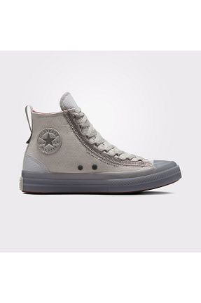 کفش اسنیکر طوسی زنانه بند دار Converse - کد 865345480