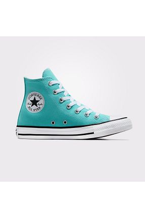 کفش اسنیکر آبی زنانه بند دار Converse - کد 865345474