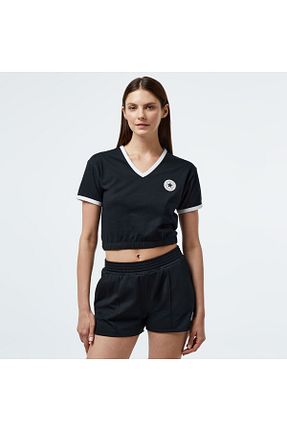 بلوز مشکی زنانه ساده Converse - کد 865341337