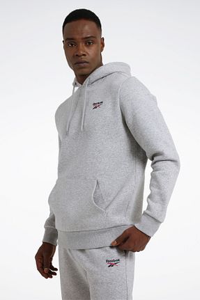 سوئیشرت طوسی مردانه ساده Reebok - کد 865356735