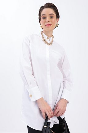پیراهن حجاب سفید زنانه Relaxed ALLDAY - کد 859390408