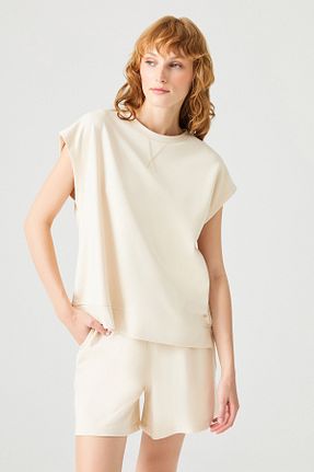 شلوارک و برمودا بژ زنانه رگولار Naramaxx - کد 736248781