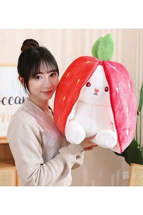 اسباب بازی مخملی صورتی بچه گانه 55 cm Pandamkee - کد 750260051