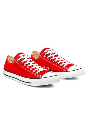 کفش اسنیکر قرمز زنانه بند دار Converse - کد 9275316