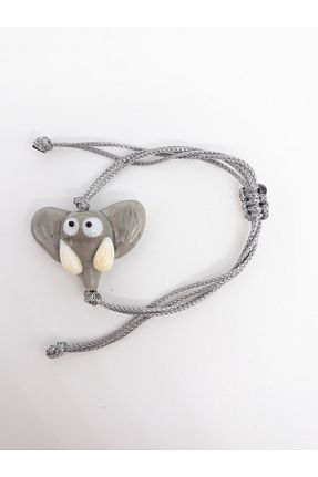 دستبند جواهر طوسی زنانه شیشه Hanecambaz - کد 865431383