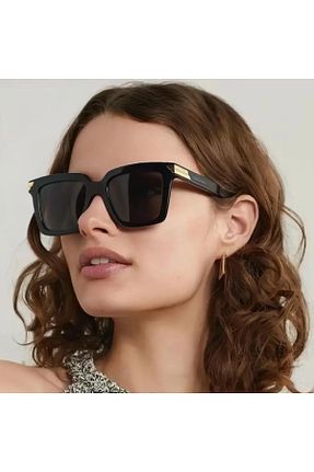عینک آفتابی مشکی زنانه UV400 Bottega Veneta - کد 873244732