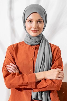 شال طوسی زنانه پلی استر JAWEL - کد 865439898