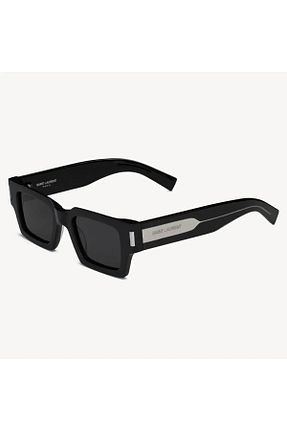 عینک آفتابی طوسی زنانه UV400 Saint Laurent - کد 747098008