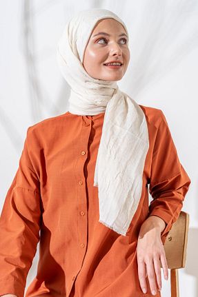 شال بژ زنانه پلی استر JAWEL - کد 865452627